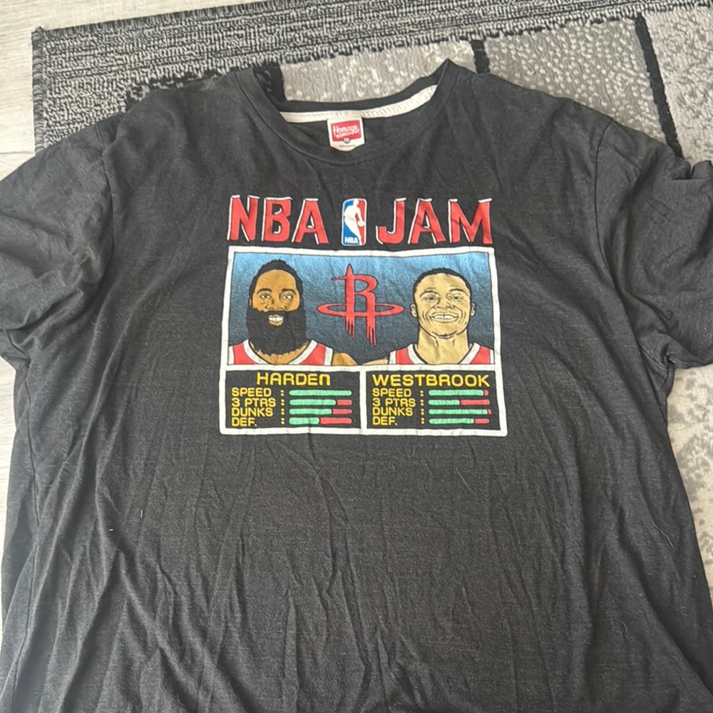 HOMAGE Black NBA Graphic Tee